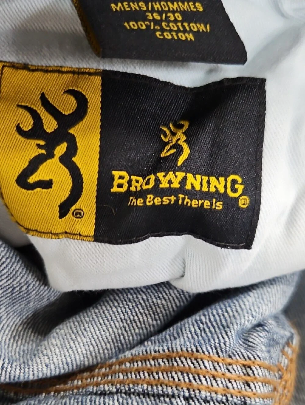 Browning Men's Dark Indigo Relaxed Jeans
